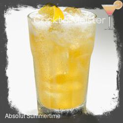 Absolut Summertime cocktail